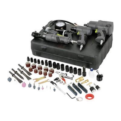 Master Mechanic 100 Piece Air Tool Kit with Impact Wrench and Ratchet Wrench