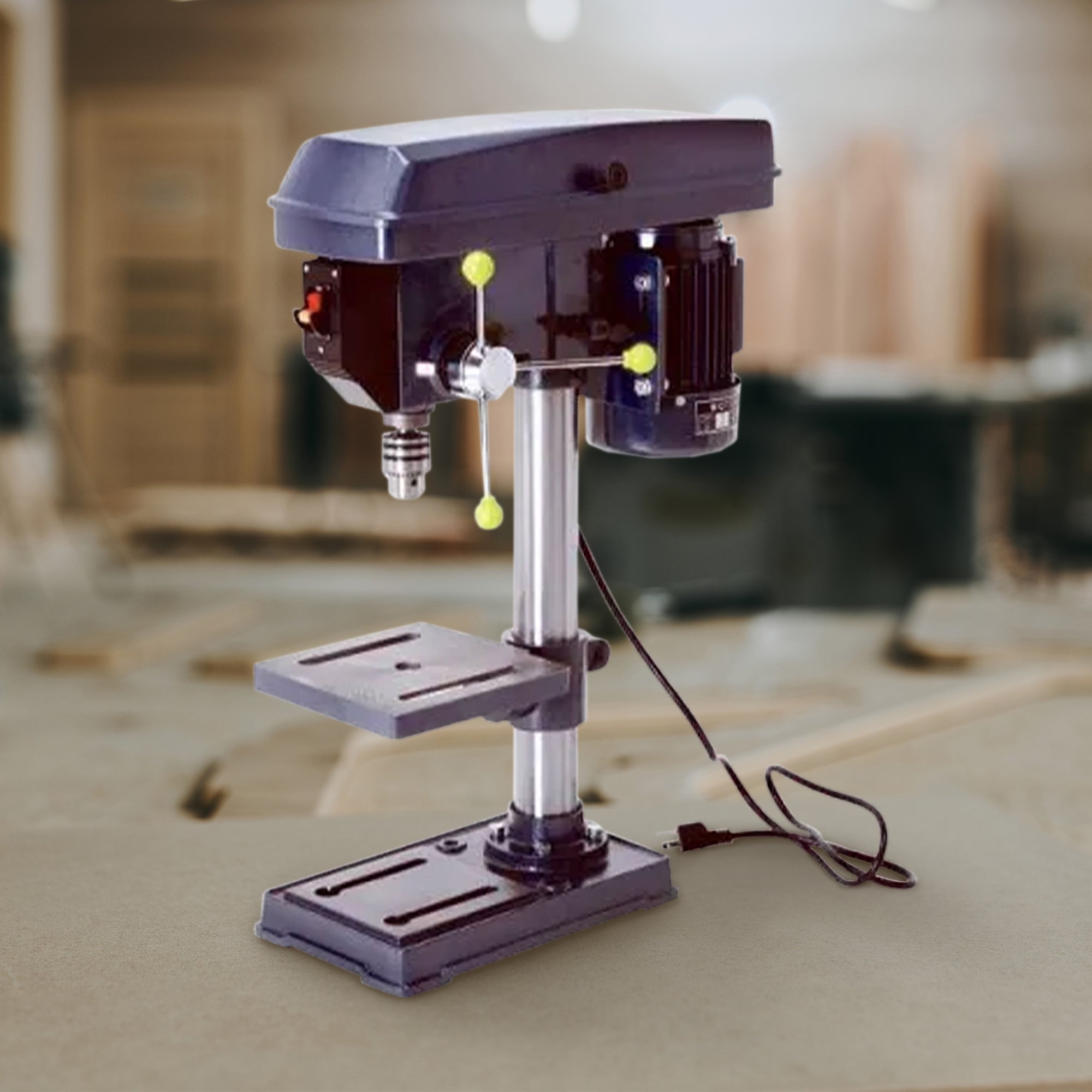 Master Mechanic 10-Inch Bench Mount Drill Press w/5 Speed 5/8 HP Motor (Used) - VMInnovations