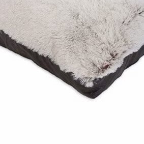 Aspen Pet 36x27" Faux Leather Gusset Pillow Pet Bed Removeable Cover (Open Box) - VMInnovations