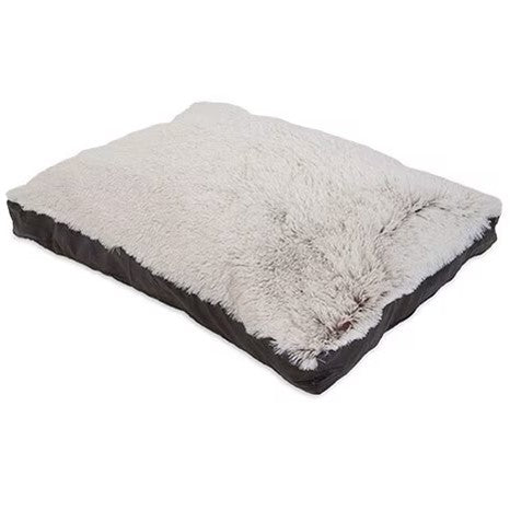 Aspen Pet 36x27" Faux Leather Gusset Pillow Pet Bed Removeable Cover (Open Box)