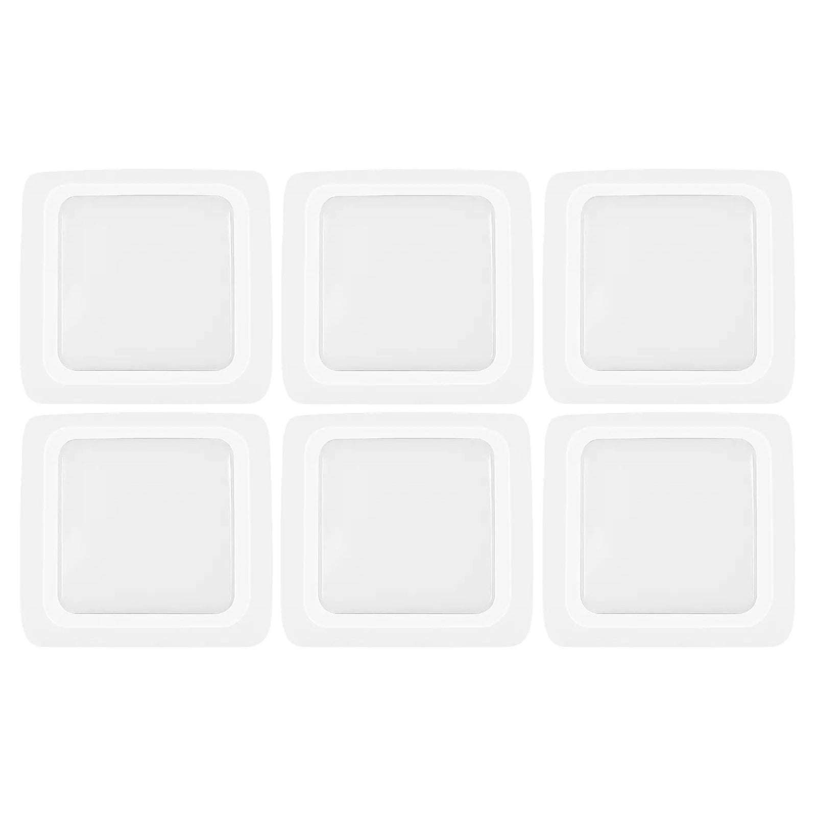 GE Set of 6 Battery Operated Plastic LED Puck Lights for Closets and Cabinets - VMInnovations