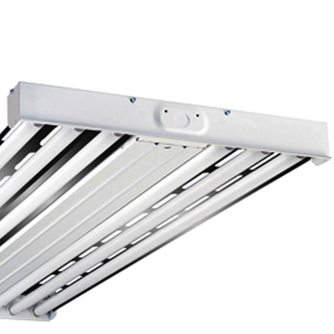 Metalux F Bay HBL 2 x 4 Foot 6 Lamp T5 Commercial Fluorescent Lamp Light Fixture