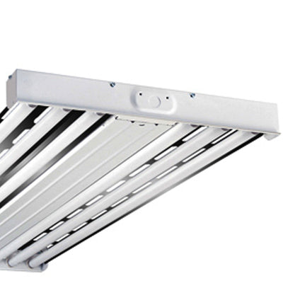 Metalux F Bay HBL 2 x 4 Foot 6 Lamp T5  Fluorescent Lamp Light Fixture (Used)