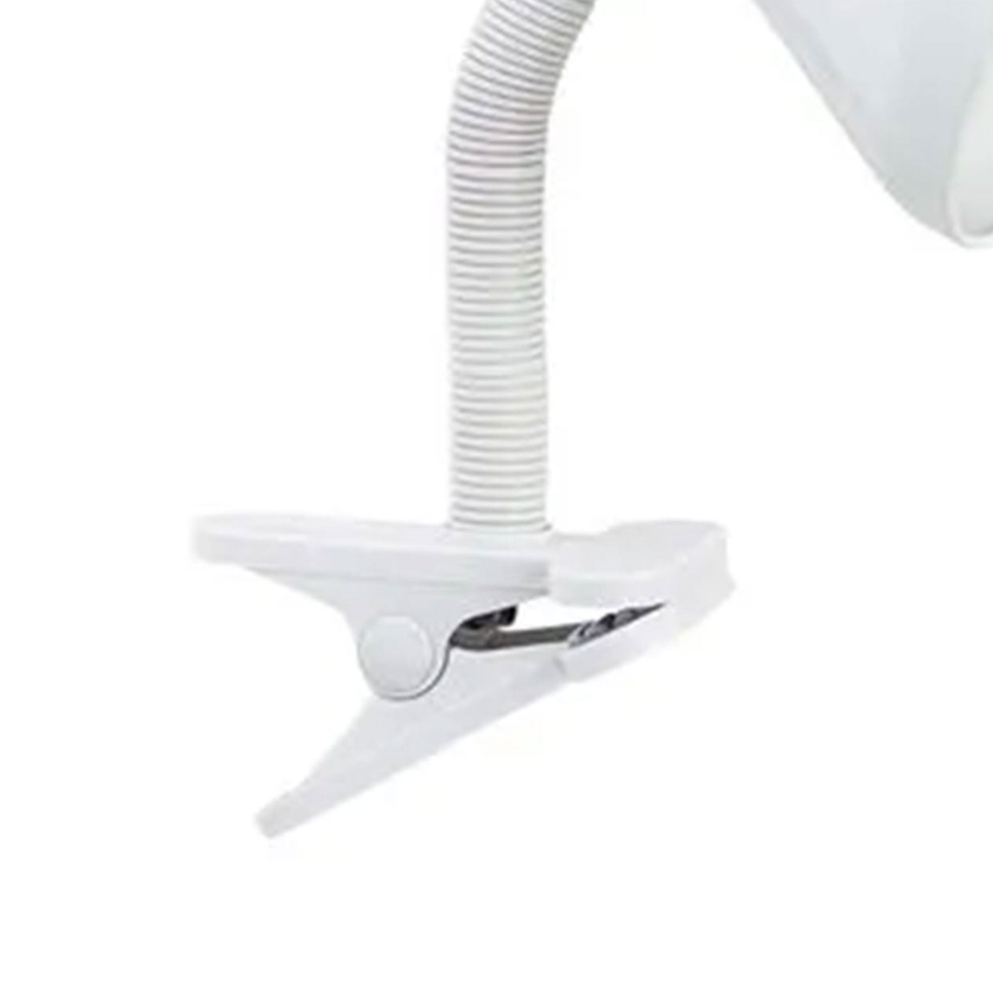 Globe Electric 10.25" LED Neck Clip Lamp w/Rotary On/Off Switch, White (Used) - VMInnovations