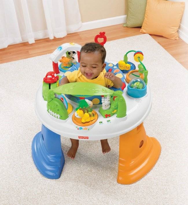 Fisher Price Twirlin' Wirlin' Jumperoo Baby Bouncer Entertainer - Slight Defect