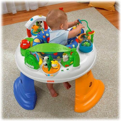 Fisher Price Twirlin' Wirlin' Jumperoo Baby Bouncer Entertainer - Slight Defect