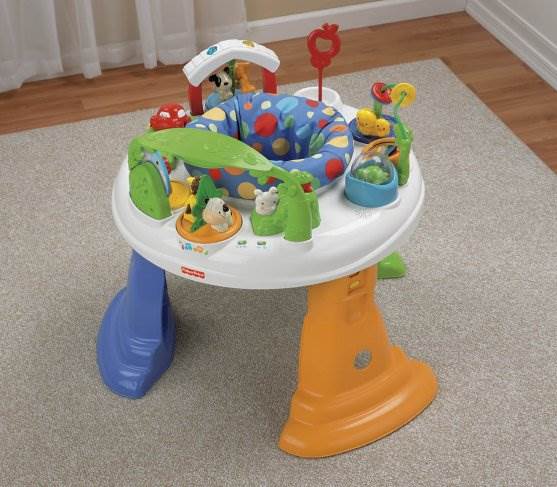 Fisher Price Twirlin' Wirlin' Jumperoo Baby Bouncer Entertainer - Slight Defect