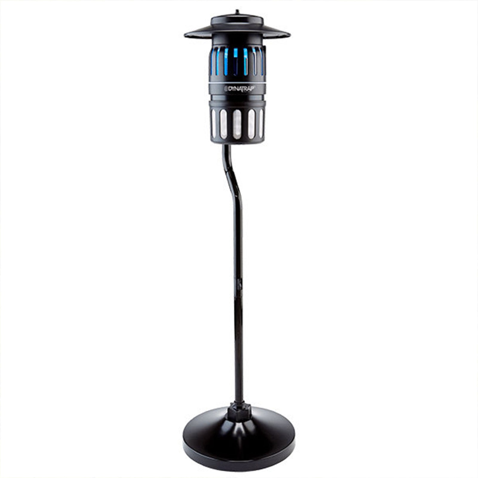 Dynatrap Smokeless Flying Insect Trap with Pole Stand and Water Tray, Black - VMInnovations
