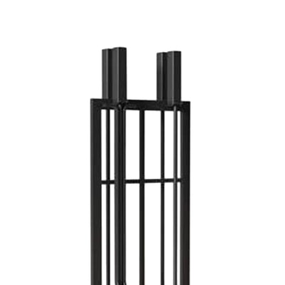 Panacea Open Hearth Fireplace Tool Set w/Brush, Shovel, Poker, Tong & Stand - VMInnovations