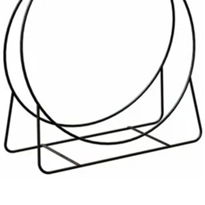 Panacea Open Hearth 20" Tubular Steel Log Hoop for Storing Firewood, Black(Used) - VMInnovations
