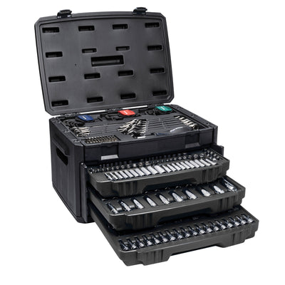 Master Mechanic 205 Piece Mechanics SAE Metric Socket & Tool Set w/ Case (Used) - VMInnovations