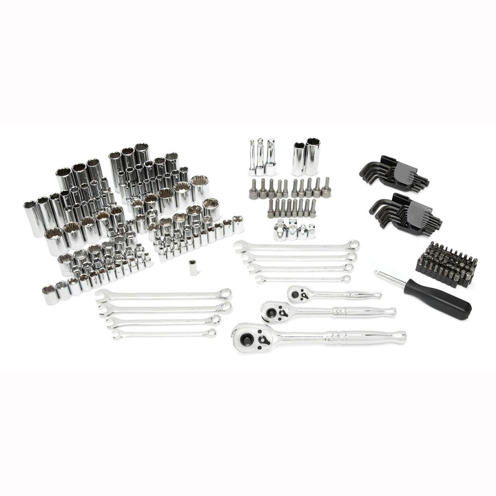 Master Mechanic 205 Piece Mechanics SAE Metric Socket Set with Case (For Parts)