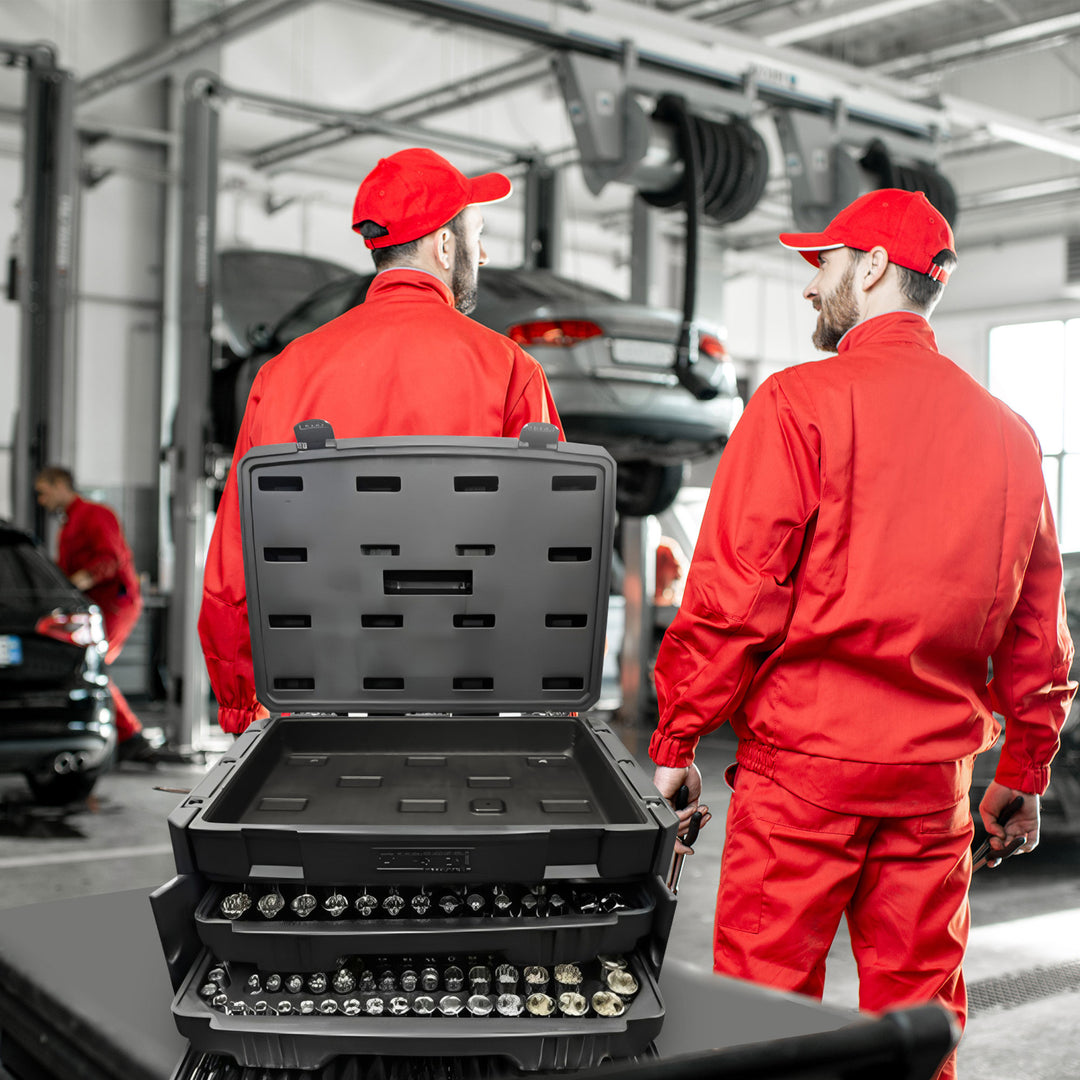 Master Mechanic 205PC Mechanics SAE Metric Socket & Tool Set w/Case (Open Box) - VMInnovations