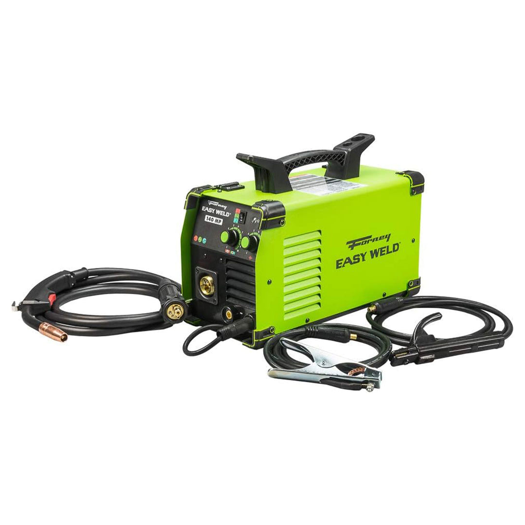 Forney Multi Process Easy Combo Weld 140 MP Welder for Residential Use, Green