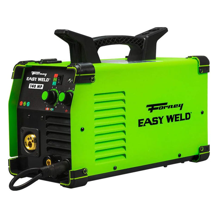 Forney Multi Process Easy Combo Weld 140 MP Welder for Residential Use, Green