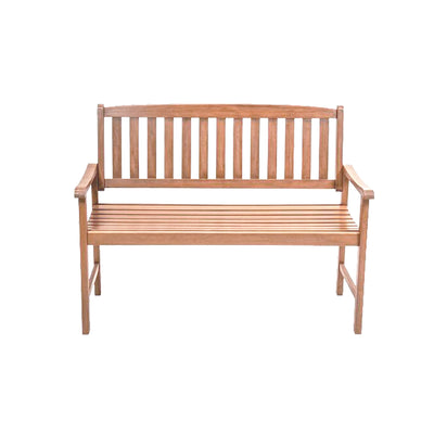 Jack Post 4ft Durable Classic Hardwood Bench Sits Up To 2 People (Open Box)