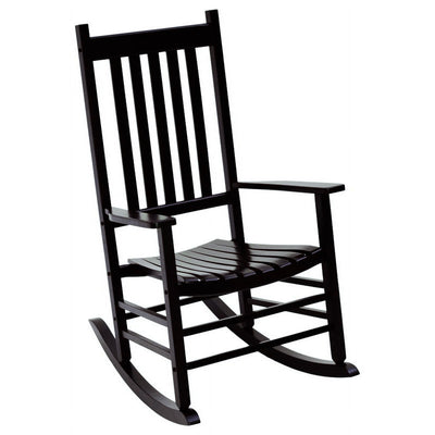 Jack Post Knollwood Mission Style Outdoor Hardwood Rocker Chair, Black (Used)