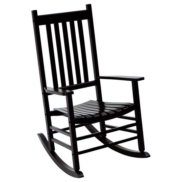 Jack Post Knollwood Mission Style Outdoor Hardwood Rocker Chair, Black (Used) - VMInnovations