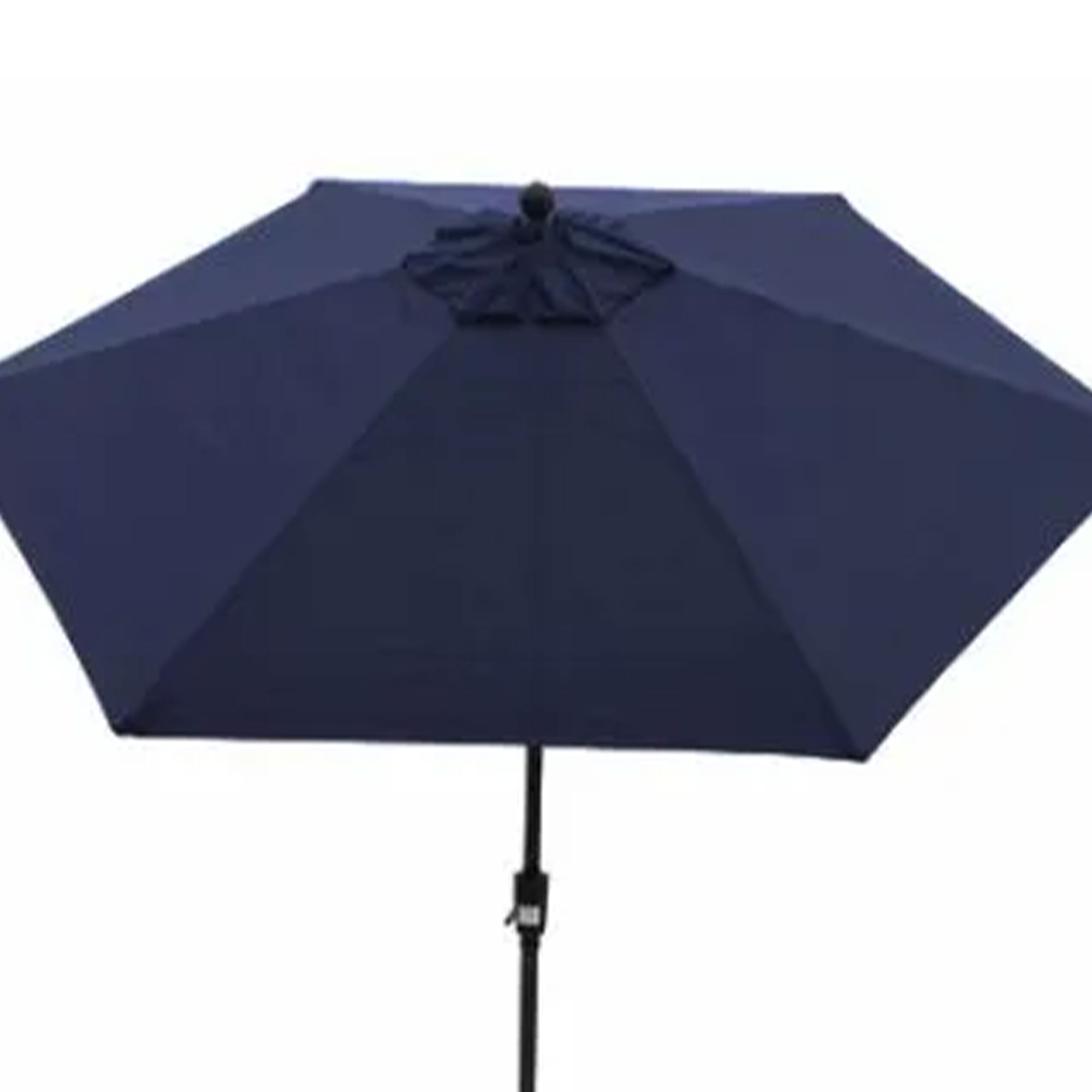 Four Seasons Courtyard Brookfield 9 Foot Outdoor Patio Market Umbrella, Navy - VMInnovations