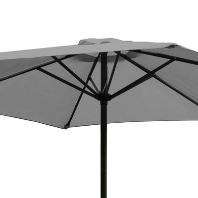 Four Seasons Courtyard 9 Foot Norwalk Market Umbrella with Push Button Tilt - VMInnovations
