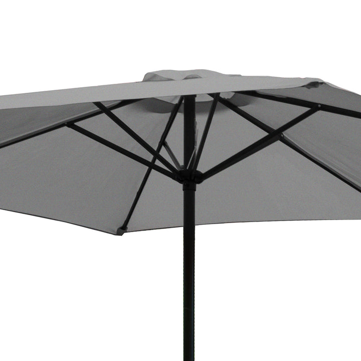 Four Seasons Courtyard 9ft Norwalk Market Umbrella w/Push Button Tilt (Open Box)