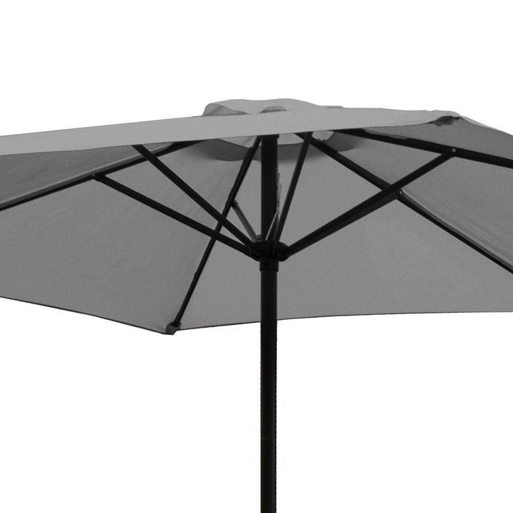 Four Seasons Courtyard 9ft Norwalk Market Umbrella w/Push Button Tilt (Open Box) - VMInnovations