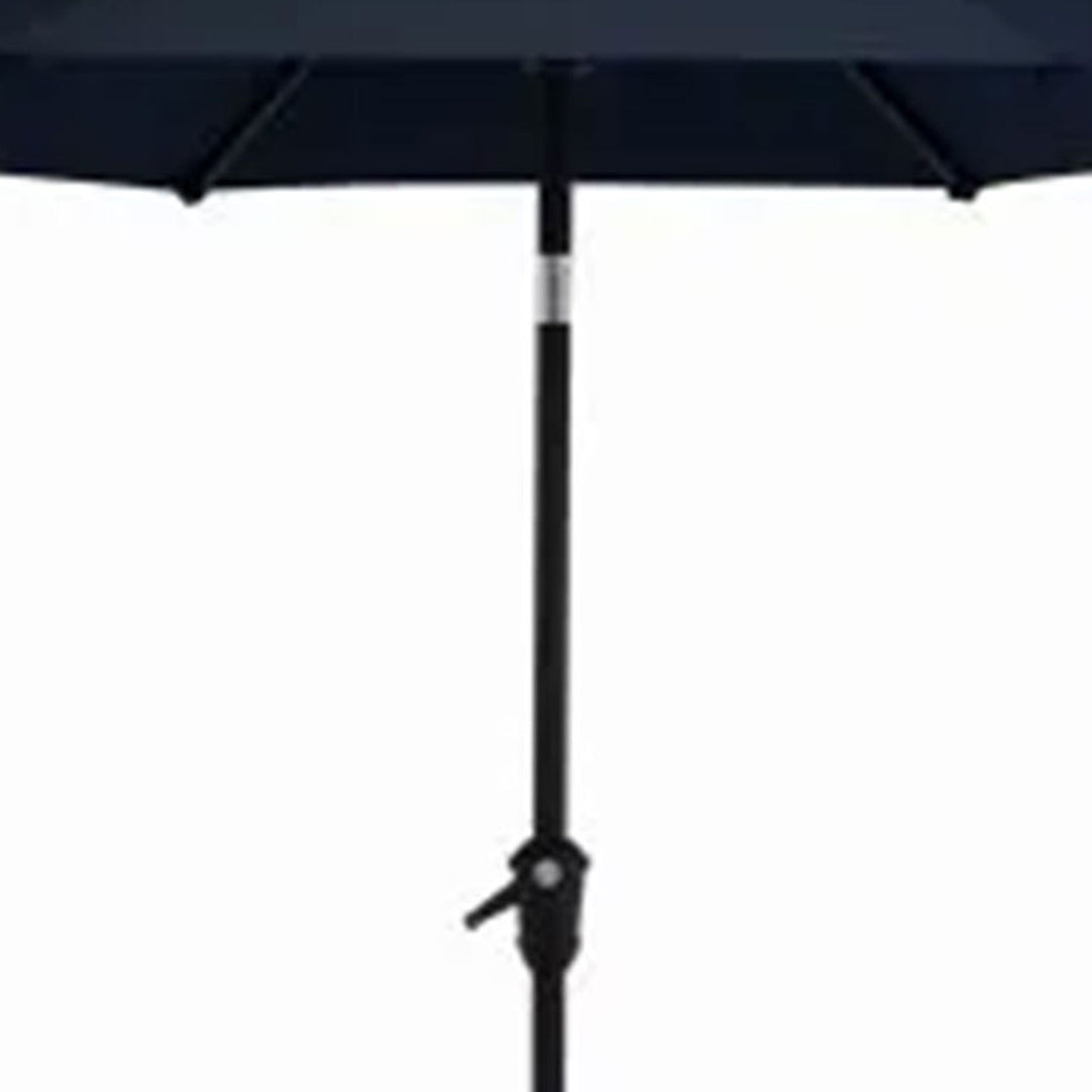 Four Seasons Courtyard 9ft Outdoor Patio Market Umbrella, Navy Blue (Open Box)