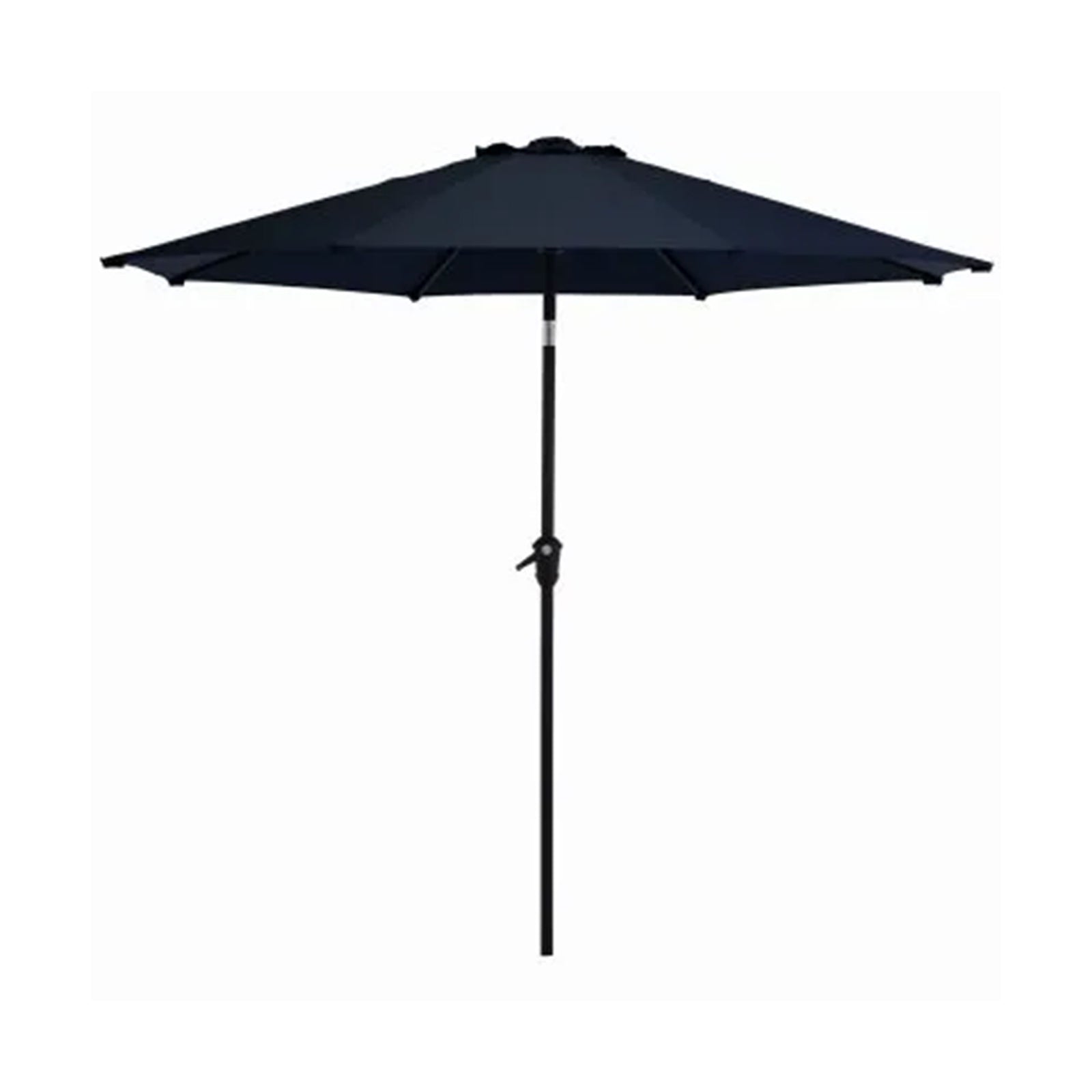Four Seasons Courtyard 9ft Outdoor Patio Market Umbrella, Navy Blue (Open Box) - VMInnovations