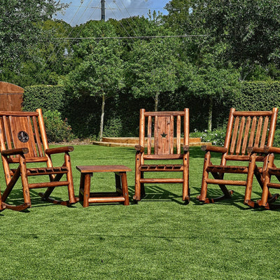 Leigh Country Porch Rocking Chair w/Z Frame Design and Contoured Seating (Used) - VMInnovations