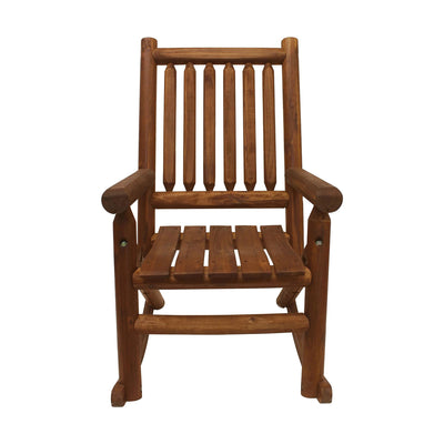 Leigh Country Porch Rocking Chair w/Z Frame Design and Contoured Seating (Used) - VMInnovations