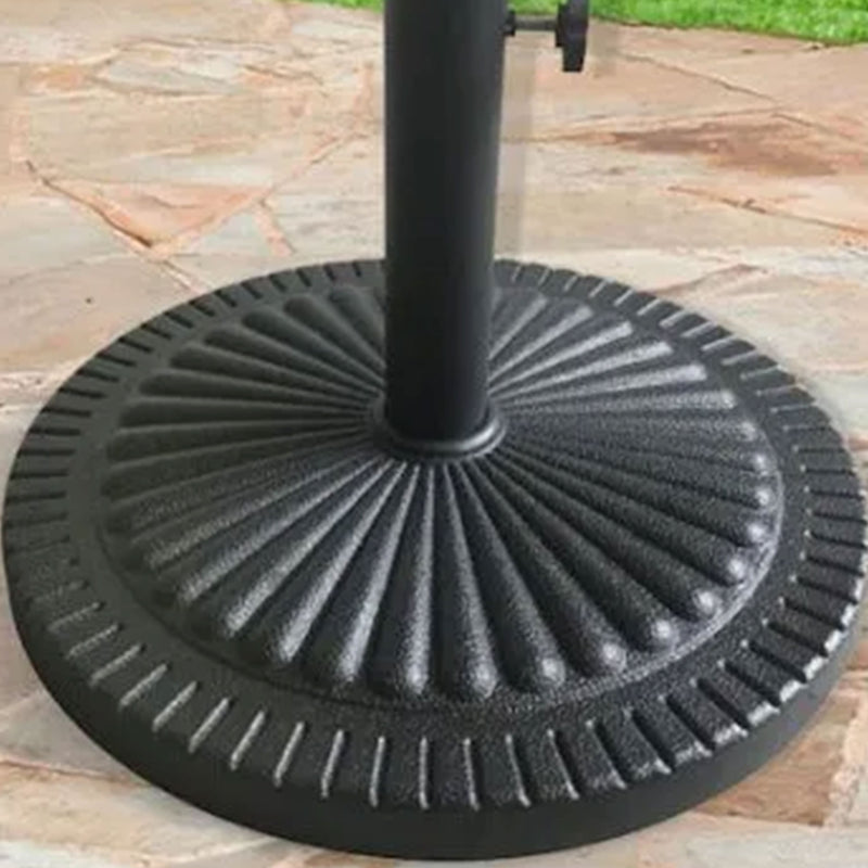 Four Seasons Courtyard 22" Umbrella Base Fits Up To 2" Umbrella Pole,Black(Used)