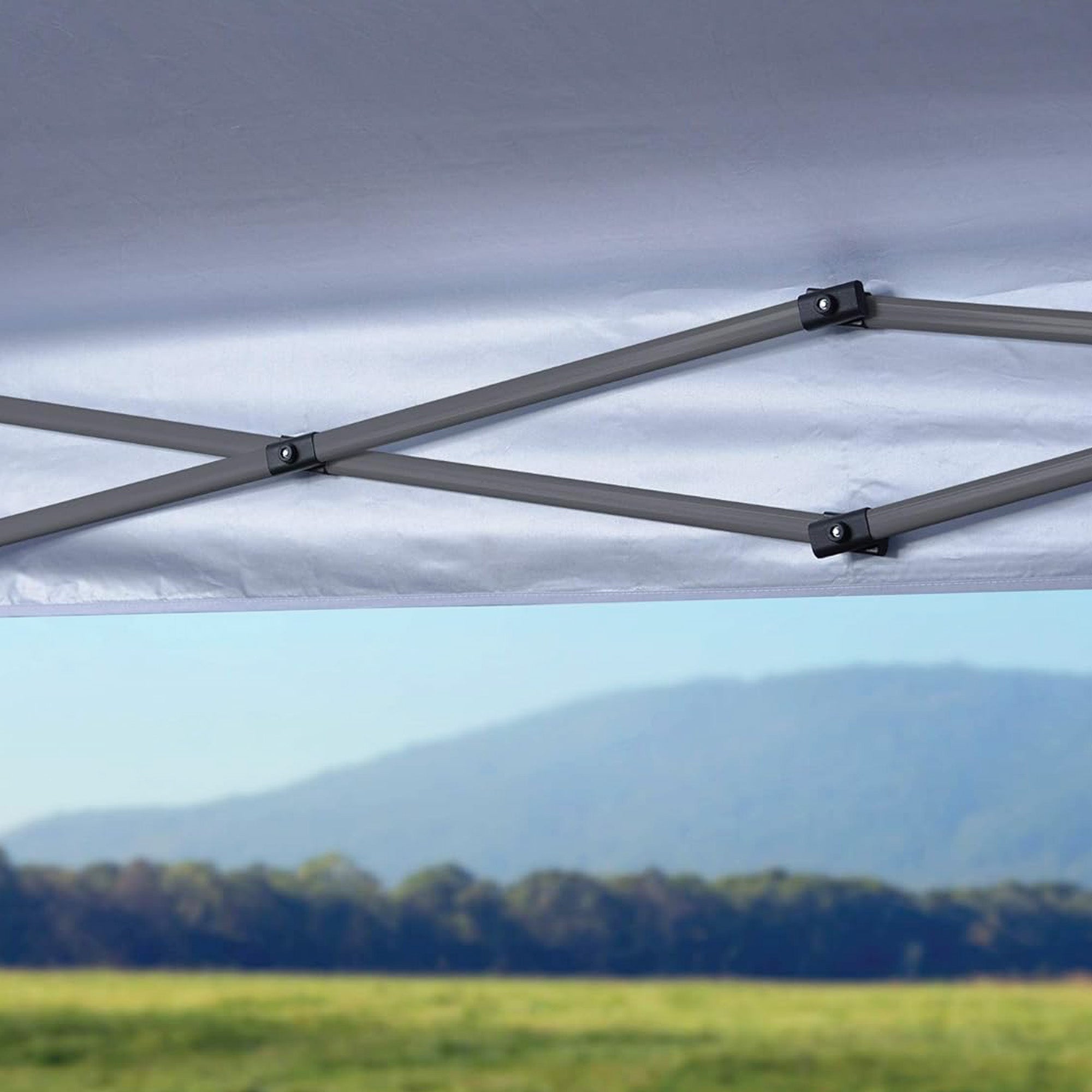 Quik Shade 10 Foot by 10 Foot Instant Canopy Accommodates Up to 12 People, Blue - VMInnovations