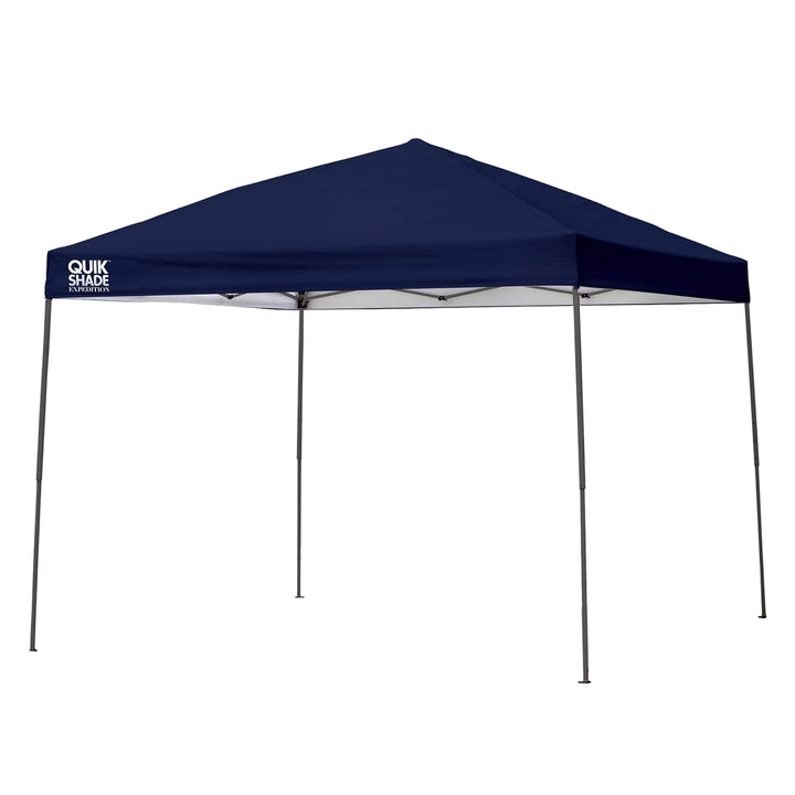 Quik Shade 10x10 Instant Canopy Accommodates Up to 12 People, Blue (Open Box) - VMInnovations