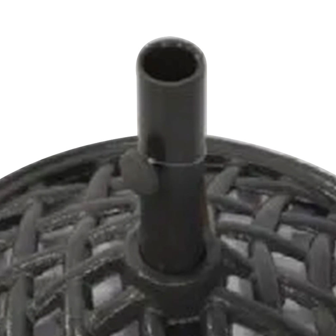 Four Seasons Courtyard Norwalk 19” Cast Iron Umbrella Base, Black (Open Box) - VMInnovations