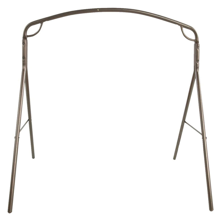 Woodlawn Patio Swing Frame with Steel Tubing and Powder Coated Finish, Bronze