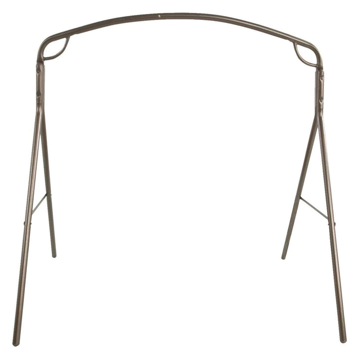 Woodlawn Swing Frame w/Steel Tubing & Powder Coated Finish, Bronze (Open Box) - VMInnovations