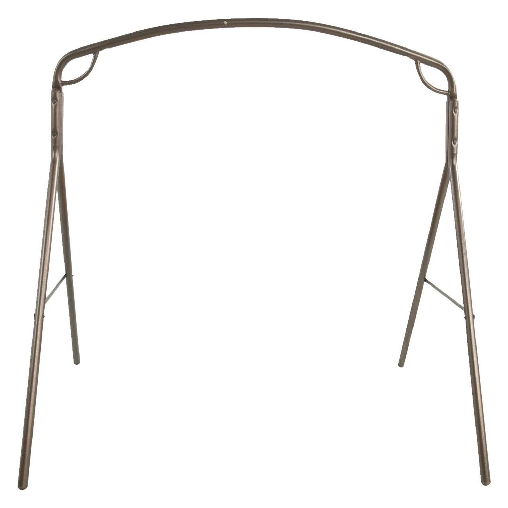 Woodlawn Patio Swing Frame with Steel Tubing and Powder Coated Finish, Bronze