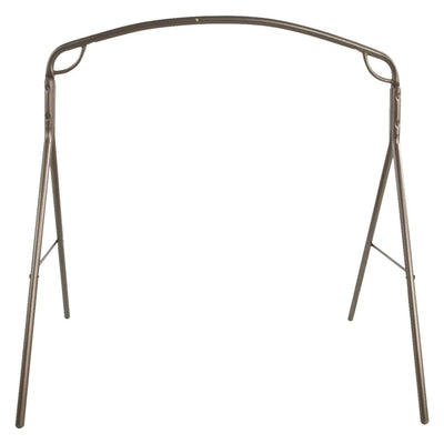 Woodlawn Swing Frame w/Steel Tubing & Powder Coated Finish, Bronze (Open Box) - VMInnovations