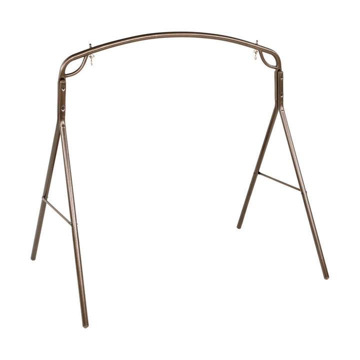 Woodlawn Patio Swing Frame with Steel Tubing and Powder Coated Finish, Bronze