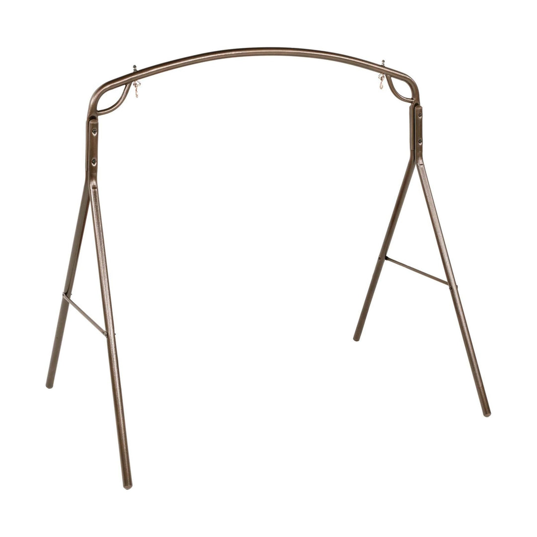 Woodlawn Swing Frame w/Steel Tubing & Powder Coated Finish, Bronze (For Parts) - VMInnovations