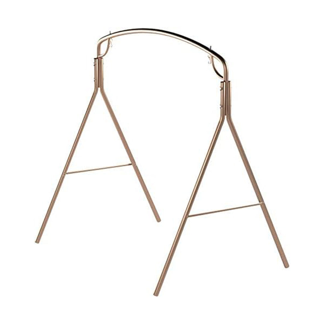 Woodlawn Patio Swing Frame with Steel Tubing and Powder Coated Finish, Bronze - VMInnovations