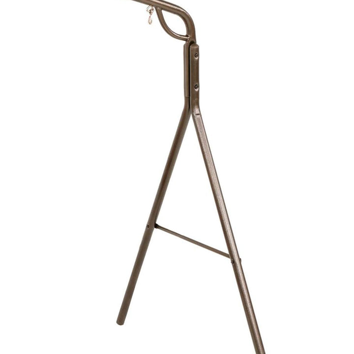 Woodlawn Patio Swing Frame with Steel Tubing and Powder Coated Finish, Bronze - VMInnovations