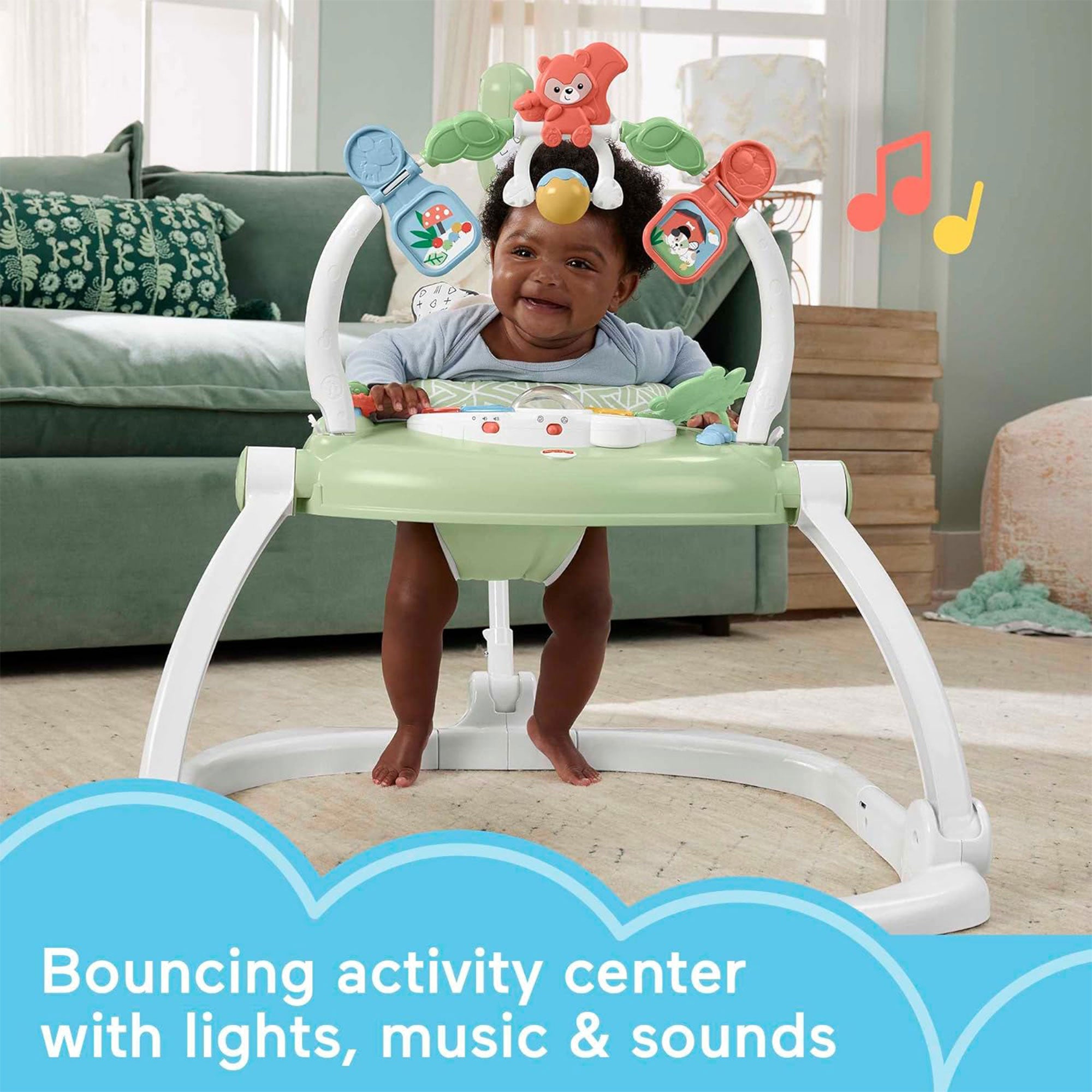 Fisher Price Puppy Perfection Jumperoo Baby Bouncer Activity Center (Open Box) - VMInnovations