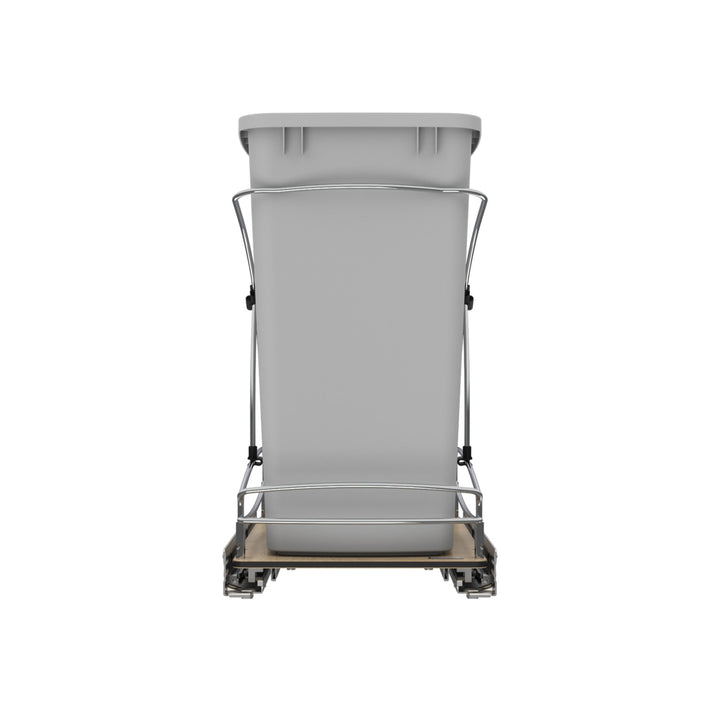 Rev-A-Shelf Single 35 qt. Pullout Trash Container, Gray, 54WC-1535SC-17-1