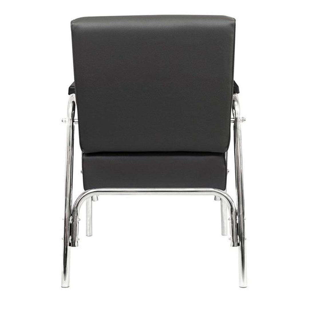 PureSana Chromium Ella Professional Auto Reclining Vinyl Shampoo Chair, Gray