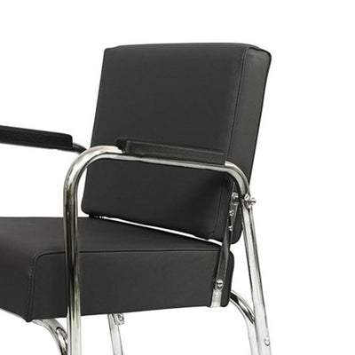 PureSana Chromium Ella Professional Auto Reclining Vinyl Shampoo Chair, Gray - VMInnovations