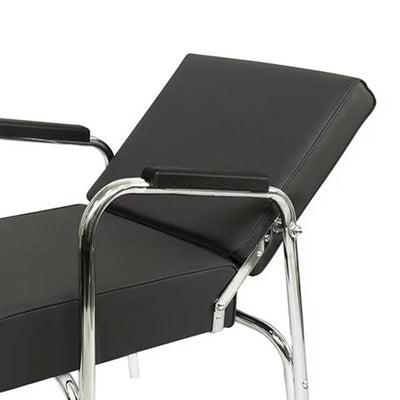 Ella Professional Auto Reclining Vinyl Shampoo Chair, Gray (Open Box) - VMInnovations