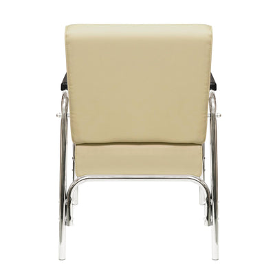 PureSana Chromium Ella Professional Reclining Shampoo Chair, Tan (Open Box) - VMInnovations