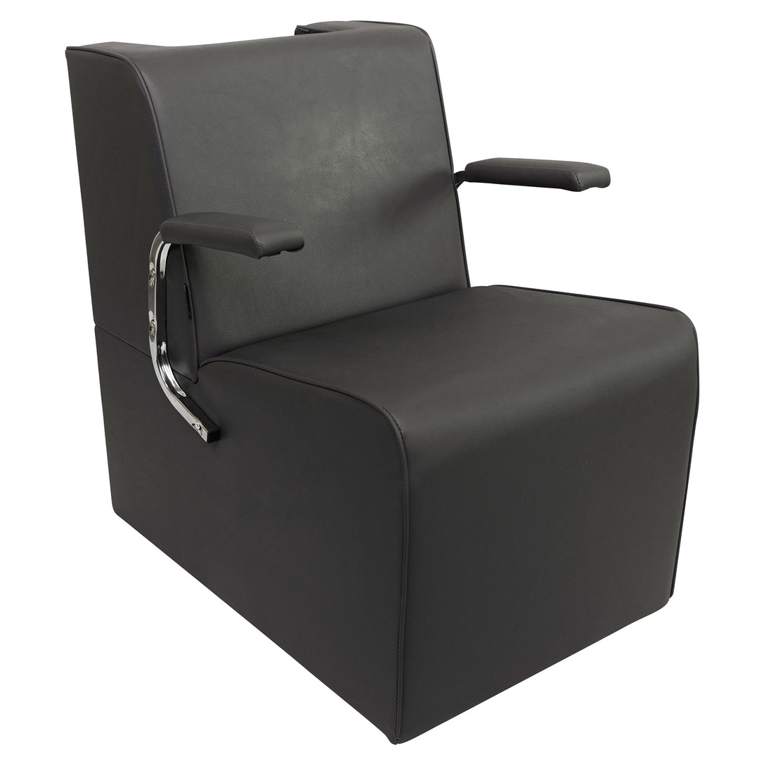 PureSana Chromium Anastasia Padded Professional HairDrying Salon Chair(Open Box)