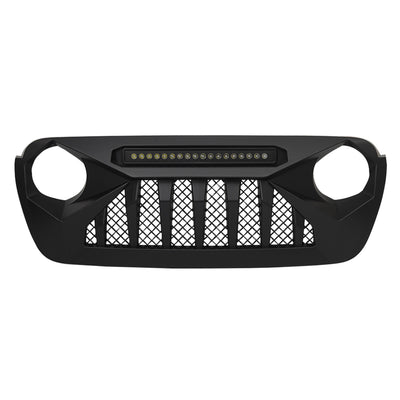 AMERICAN MODIFIED Grille Compatible w/18-21 Wrangler JL & Gladiator JT(Open Box) - VMInnovations